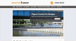 Desktop Screenshot of pigeon-control.co.uk