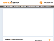Tablet Screenshot of pigeon-control.co.uk